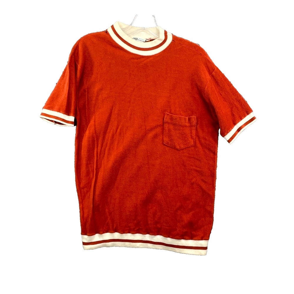 VTG Kmart T Shirt Mens Medium Terry‎ Cloth Knit Retro Surf Skate Streetwear 70's